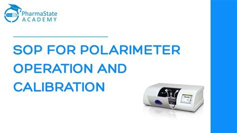 polarimeter sop|pharmaceutical polarimeter operation.